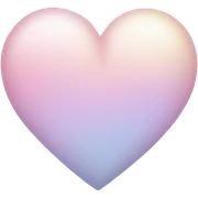 Pastel heart sticker