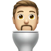 Elon musk au toilet sticker