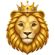 Almighty King Lion sticker