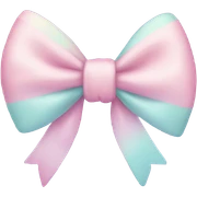 Pastel bow  sticker
