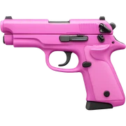 Pink gun sticker