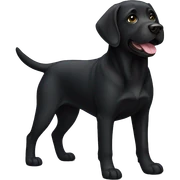 black lab dog sticker