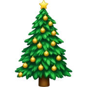 christmas tree sticker