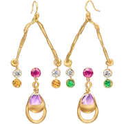 Earrings sticker