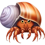 Hermit crab sticker
