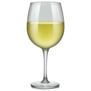 white wine glass  sticker