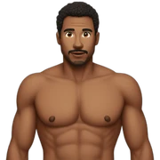 Man boobs sticker