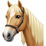Palomino horse sticker