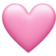 pink heart sticker
