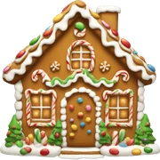 gingerbread house sticker