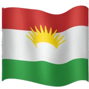 kurdish flag sticker
