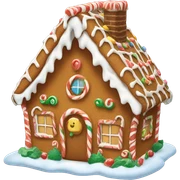 gingerbread house sticker