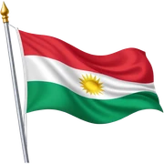 Kurdistan flag sticker