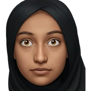 realistic portrait of individual sticker