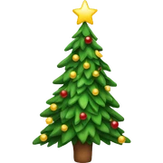 Christmas tree sticker