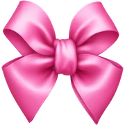 Cute pink bow sticker