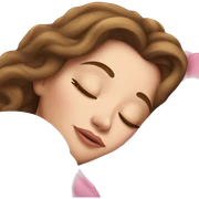 sleeping beauty brunette white girl sticker