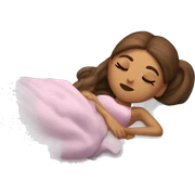Ariana Grande sleeping sticker