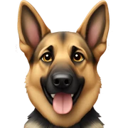 German shepherd  sticker