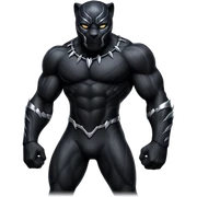 Black panter sticker