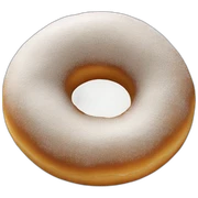 powdered doughnut sticker