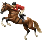horse jumping sticker