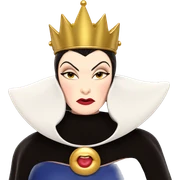 girl with crown and lipstick sticker