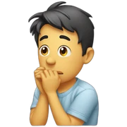 embarrassed sticker