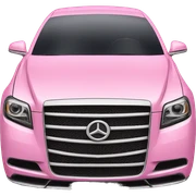 Pink luxury car sticker