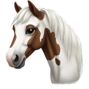 Happy paint horse sticker