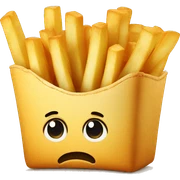 Fries sticker