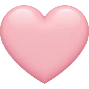 pastel pink heart sticker