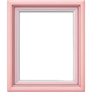 Light pink picture frames  sticker