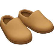 tan slippers sticker
