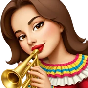 Mariachi Trumpet Player sticker