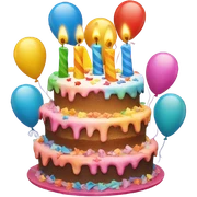 Birthday sticker