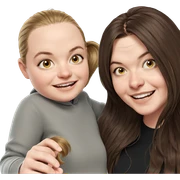smiling girls with long hair sticker