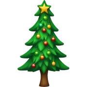 Christmas tree sticker