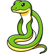 Snake sticker