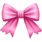 Pink bow sticker