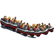 roller coaster sticker