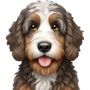 bernedoodle sticker