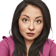 realistic portrait of girl sticker