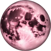 Pink moon  sticker