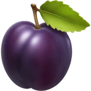 Only one Greengage plum  sticker