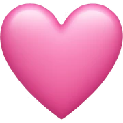 pink heart sticker