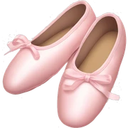 Pale pink ballet shoes sticker