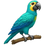 Perroquet sticker
