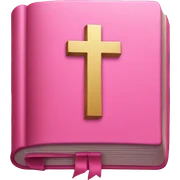 Pink bible sticker