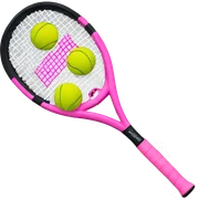 padel pink sticker